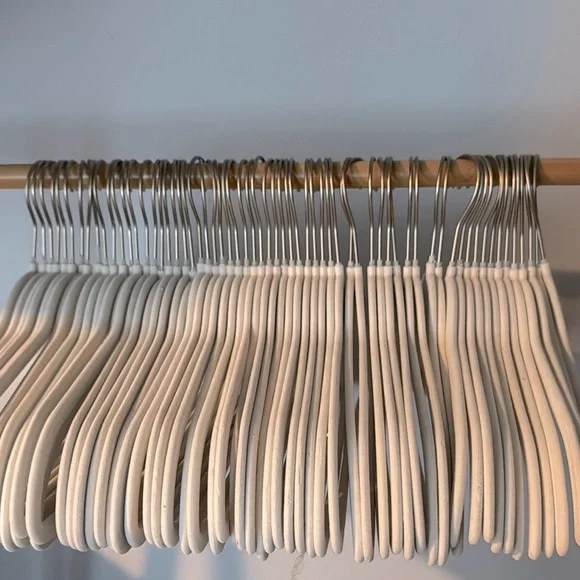 63 light grey felt Clothes Hangers EUC - Picture 5 of 5